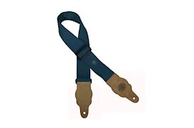 GAUCHO - GST-100-DB GRASS SERIES GITAARBAND DARK BLUE, BROWN SLIPS