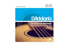 DADDARIO - EJ-16 PHOSPHOR BRONZE SNARENSET LIGHT AKOESTISCH
