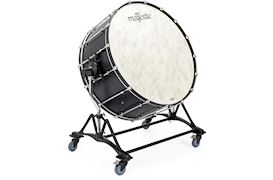 MAJESTIC - MCB3618 CONCERT BASSDRUM WITH TILTING STAND, MALLETS