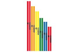 BOOMWHACKERS - BW-6SET 6 DELIGE PENTATONISCHE SET