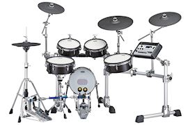 YAMAHA - DTX10K-X ELEKTRONISCH DRUMSTEL BLACK FOREST TCS PADS