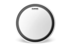 EVANS - BD18EMADCW EMAD COATED WHITE BASS DRUM HEAD, 18 INCH