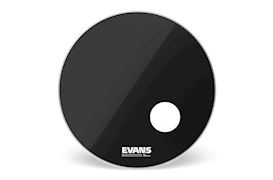 EVANS - BD24RB EQ3 RESONANT BLACK BASS DRUM HEAD, 24 INCH