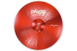 PAISTE - 900 SERIE COLOR SOUND 16" HEAVY CRASH CYMBAL RED