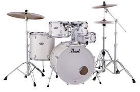 PEARL - DMP925SC229 DECADE MAPLE DRUMSTEL WHITE SATIN PEARL INCL HW