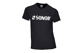 SONOR - T-SHIRT ZWART MET WIT SONOR LOGO MEDIUM