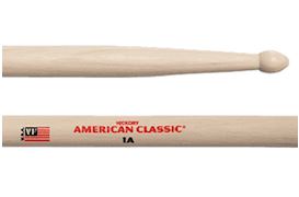 VIC FIRTH - 1A DRUMSTOKKEN AMERICAN CLASSIC HICKORY