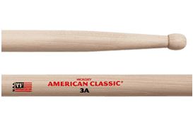 VIC FIRTH - 3A DRUMSTOKKEN AMERICAN CLASSIC HICKORY