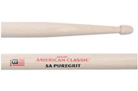 VIC FIRTH - 5APG DRUMSTOKKEN AMERICAN CLASSIC HICKORY 5A PURE GRIT