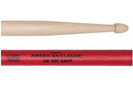 VIC FIRTH - 5BVG DRUMSTOKKEN AMERICAN CLASSIC HICKORY MET GRIP