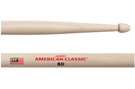 VIC FIRTH - 8D DRUMSTOKKEN AMERICAN CLASSIC HICKORY
