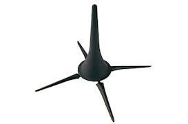 K&M - KM15222 KLARINET STAND 4 POTEN ZWART