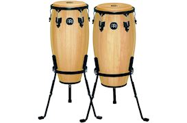 MEINL - HC512NT CONGA SET HEADLINER 11" & 12'' NATUREL MET STANDS