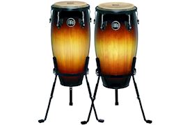MEINL - HC512VSB CONGA SET HEADLINER 11" & 12'' SUNBURST MET STANDS