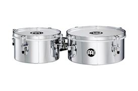 MEINL - MIT810CH 8''/10'' MINI TIMBALES STEEL CHROME FINISH