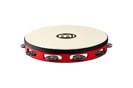 MEINL - TAH1BK-R-TF MN TAMB 1R BK STEEL JGL W/HEAD