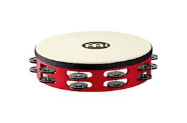 MEINL - TAH2BK-R-TF MN TAMB 2R BK STEEL JGL W/HEAD