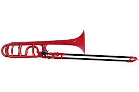 CLASSIC CANTABILE - KUNSTSTOF TROMBONE ROOD MET KWARTVENTIEL (by COOLWIND)
