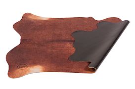 DRUMNBASE - VGN BRWN VEGAN COW BETSY RED BROWN DRUMMAT 185X160