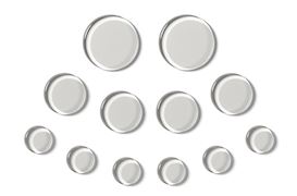 SLAPKLATZ - REFILL SET CLEAR, 12 DEMPERPADS