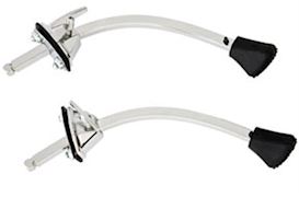 LUDWIG - LC1308SP BASS DRUM SPURS, CLASSIC CURVED (PAIR)