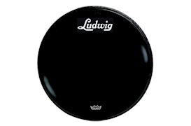 LUDWIG - LW1022P3ESV 22" POWERSTROKE 3 EBONY W/ SCRIPT LOGO