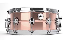 DS DRUM - SEAMLESS COPPER 14x06" SNAREDRUM - SATIN FINISH