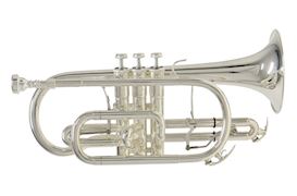VINCENT BACH - CORNET CR651SD SHEPHERD'S CROOK VERZILVERD