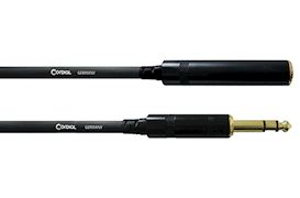 CORDIAL - CFM3VK HEADPHONE EXTENSION KABEL- STEREO JACK M/JACK F 3M