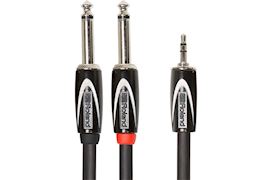 ROLAND - RCC-10-3528 SPLITTER KABEL - 3,5MM JACK - 2X 6,3MM JACK, 3M