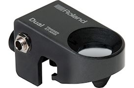ROLAND - RT-30HR ACOUSTIC DRUM TRIGGER, DOUBLE HEAD/RIM TRIGGER