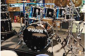 SONOR - OCCASION HILITE DRUMSTEL BLACK INCL HW.