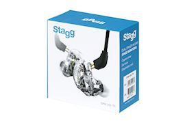 STAGG - SPM-235 TR 2 WAY DRIVER IN-EAR MONITOR TRANSPARANT