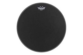 REMO - BA-0812-ES  AMBASSADOR BLACK SUEDE DRUMVEL 12"