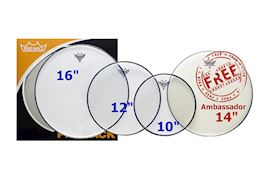REMO - PP-1860-BE EMPEROR CLEAR 10", 12" 16" + 14" AMBASSADOR