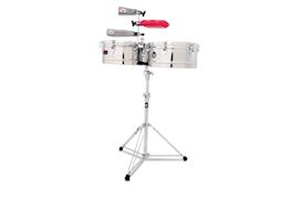 LATIN PERCUSSION - LP1314-S TIMBALES PRESTIGE STAINLESS STEEL