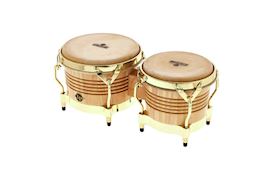 LATIN PERCUSSION - M201-AW BONGO MATADOR WOOD GOLD HARDWARE