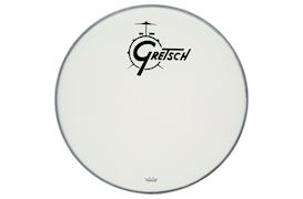 GRETSCH - AMBASSADOR COATED 20'' BASSDRUM VOORVEL MET LOGO