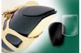 BG - A12S MONDSTUK PLAKKERS TRANSPARANT, 0.9MM, 6 STUKS