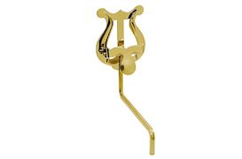 RIEDL - HARPJE ALT/TENOR SAXOFOON 312Y GEBOGEN MESSING (GELAKT)