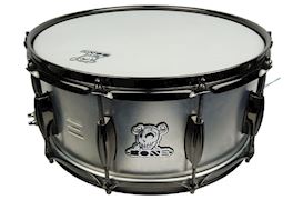 BONE - SNAREDRUM ALUMINIUM 14"x6,5" NICKEL BLACK HARDWARE