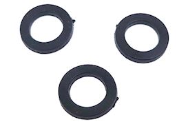 STOMVI - RUBBER VALVEMUTE INLAY TROMPET (SET VAN 3)