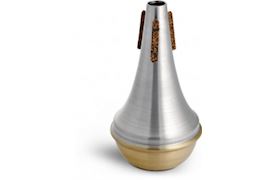 STOMVI - 9540L STRAIGHTMUTE TROMPET ALUMINIUM, BOTTOM BRASS