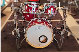 DW - B-STOCK DRUMSTEL DESIGN FREQUENT FLYER CHERRY STAIN SHELLSET