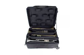 PROTEC - TROMPET CASE 301QWL 4 TRUMPETS WITH iPAC TROLLEY