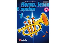 BOEK - HOREN, LEZEN & SPELEN TROMPET 1 + CD