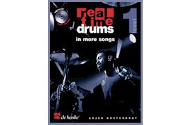 BOEK - REAL TIME DRUMS IN MORE SONGS LEVEL 1 (BK-CD) OOSTERHOUT