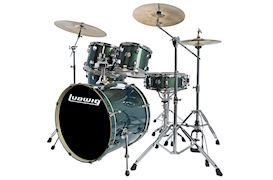 LUDWIG - LCEE22018 ELEMENT EVOL. DRUMSET 22"+HW EMERALD GREEN SPARKLE