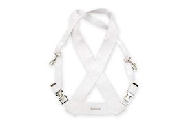 LUDWIG - MOUNTING STRAPS FOR OLD STYLE STRIDER BASS CARRIER WHITE